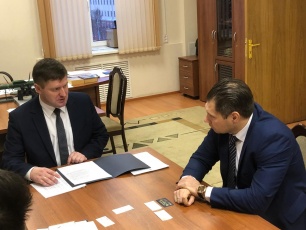 Андрей Перескоков встретился с новым руководством ООО «ГалоПолимер Кирово-Чепецк»