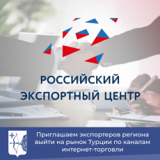 Приглашаем экспортеров региона выйти на рынок Турции по каналам интернет-торговли