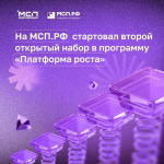 Стартовал второй открытый набор в программу «Платформа роста» на МСП.РФ