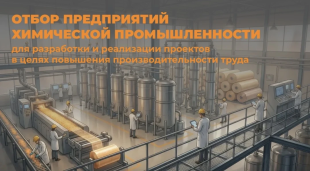 Приглашаем к участию в отборе предприятий химической промышленности для разработки и реализации проектов в целях повышения производительности труда
