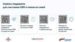 Информационные ресурсы по поддержке участников СВО