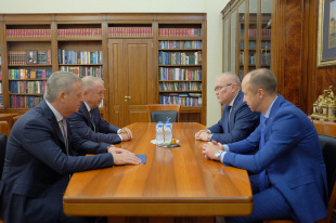 Губернатор Александр Соколов встретился с президентом Торгово-промышленной палаты